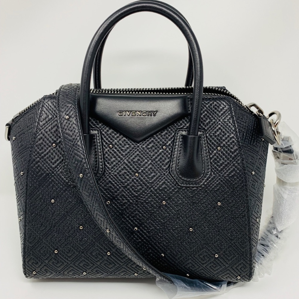 Givenchy Antigona Small 4G Quilted Black Satchel - Picture 6 of 7